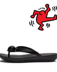 FitFlop FitFlop iQushion X Keith Haring Flip-Flops iQushion Black UK 3