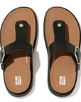 FitFlop FitFlop Gen-FF Buckle Leather Toe Post Sandals Microwobbleboard