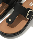 FitFlop FitFlop Gen-FF Buckle Leather Toe Post Sandals Microwobbleboard