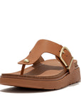 FitFlop FitFlop Gen-FF Buckle Leather Toe Post Sandals Microwobbleboard
