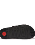 FitFlop FitFlop Gen-FF Buckle Two-Bar Leather Slides Microwobbleboard