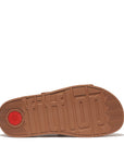 FitFlop FitFlop Gen-FF Buckle Two-Bar Leather Slides Microwobbleboard