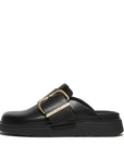 FitFlop FitFlop Gen-FF Maxi Buckle Mule Microwobbleboard Black UK4