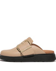 FitFlop FitFlop Gen-FF Maxi Buckle Mule Microwobbleboard Latte Beige UK 5