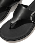FitFlop Gracie Buckle Leather Toe-Post Sandals Dynamicush