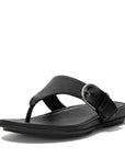 FitFlop Gracie Buckle Leather Toe-Post Sandals Dynamicush