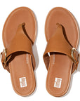 FitFlop FitFlop GRACIE Buckle Leather Toe-Post Sandals Dynamicush