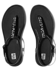 FitFlop GRACIE Crystal-Mix Leather T-Bar Sandals Sandal