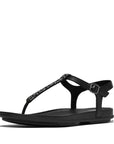 FitFlop GRACIE Crystal-Mix Leather T-Bar Sandals Sandal