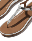 FitFlop GRACIE Crystal-Mix Leather T-Bar Sandals Sandal