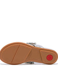 FitFlop GRACIE Jewel-Deluxe Metallic-Leather Flip-Flops Sandal