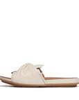 FitFlop Gracie Soft Twist Leather Slide Sandal Paris Beige 4