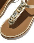 FitFlop FitFlop GRACIE Ultra-Jewel Leather T-Bar Sandals Dynamicush