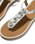 FitFlop FitFlop GRACIE Ultra-Jewel Leather T-Bar Sandals Dynamicush