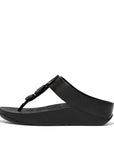 FitFlop FitFlop HALO Metallic-Trim Sandals Black 5