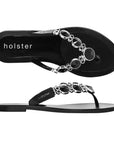 Holster Fashion South Africa Holster Embellish Sandal Black UK3