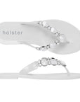 Holster Fashion South Africa Holster Embellish Sandal White UK3