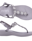 Holster Fashion South Africa Holster Gorgeous Wedge Sandal Pewter Black UK3