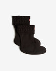 Hunter Recycled 6 Stitch Cable Cuff Short Boot Socks