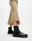 FitFlop iQ-COMFF Tassel Leather Short Boots Boot