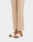 Adjustable Buckle Leather Sliders IQUSHION iQushion