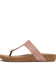 Leather Toe-Post Sandals IQUSHION iQushion Beige Bluff 4