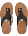 Leather Toe-Post Sandals IQUSHION iQushion