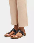 FitFlop FitFlop IQushion Leather Toe-Post Sandals Sandal