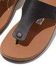 FitFlop FitFlop IQushion Mens Leather Toe-Post Sandals Slippers