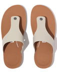 Mens Leather Toe-Post Sandals IQUSHION iQushion