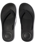 FitFlop FitFlop IQUSHION Mens Textured-Strap Flip-Flops iQushion