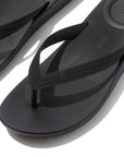FitFlop FitFlop IQUSHION Mens Textured-Strap Flip-Flops iQushion