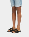 Mens Two-Bar Buckle Slides IQUSHION iQushion