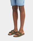 Mens Two-Bar Buckle Slides IQUSHION iQushion