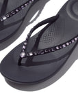 FitFlop IQUSHION Multi-Crystal Ergonomic Flip-Flops Slippers