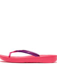 Ombré Transparent Ergonomic Flip-Flops IQUSHION iQushion Wild Raspberry 4