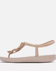 IQUSHION Splash Flower T-Bar Sandals