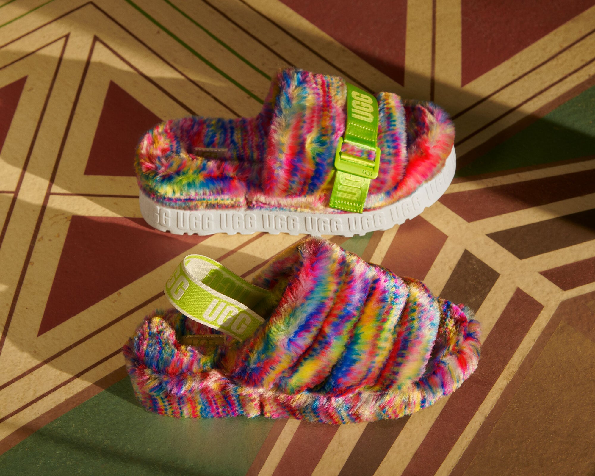 UGG UGG Fluff Yeah Slide Pixelate Slide