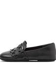 Leather Loafer Entwined Loops LENA Dynamicush All Black 3