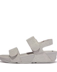 FitFlop FitFlop LULU Adjustable Shimmerlux Microwobbleboard Silver UK3