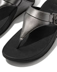 FitFlop FitFlop LULU Adjustable Leather Toe-Posts Microwobbleboard