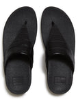FitFlop FitFlop Lulu Crocodile Toe-Post Sandals Microwobbleboard