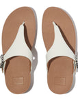 FitFlop LULU Crystal-Buckle Leather Toe-Post Sandals Sandal