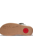 FitFlop LULU Crystal-Buckle Leather Toe-Post Sandals Sandal