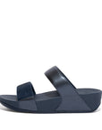 FitFlop FitFlop LULU Crystal Slide Sandals Microwobbleboard Midnight Navy UK4