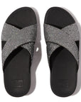 FitFlop FitFlop LULU Glitterball Cross Slide Microwobbleboard