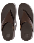 Lulu Leather Toe-Post Sandals
