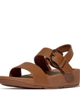 FitFlop LULU Resin-Buckle Leather Back-starp Sandals