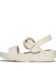 FitFlop LULU Resin-Buckle Leather Back-starp Sandals