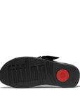 FitFlop FitFlop Lulu Resin-Buckle Leather Cross Slides Slide
